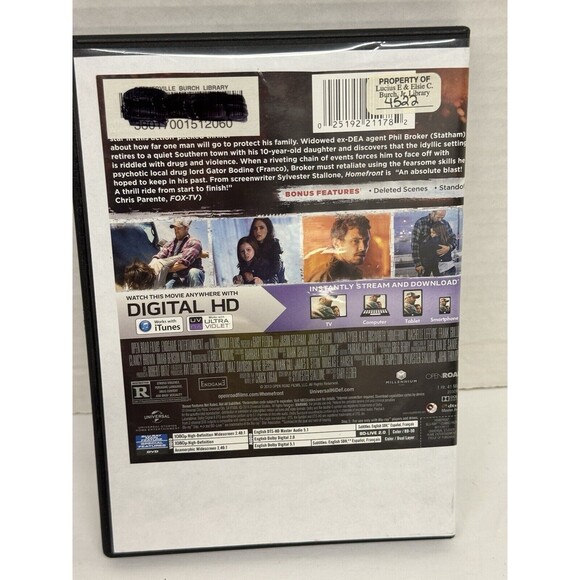 DVD Movie Homefront -2013 Jason Statham James Franco Winona Ryder Kate B… - Picture 3 of 3